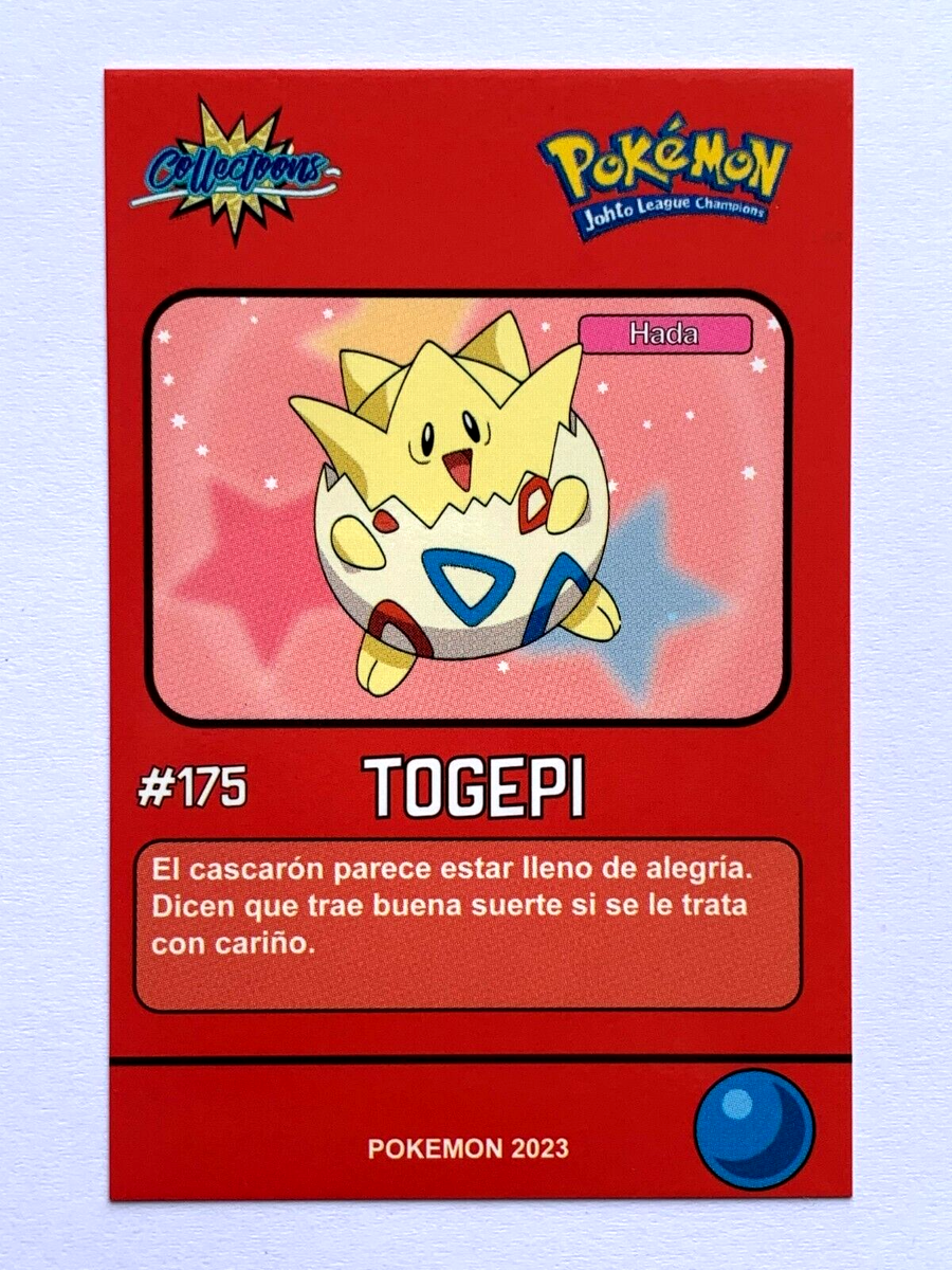 CARD POKEMON POKEDEX EC VOL. II #175 TOGEPI 2023 Johto PERU South