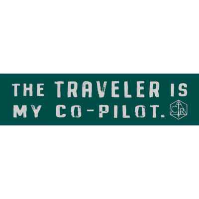 Critical Role - The Traveler Is My Copilot Bumper Sticker (Rare, OOP, HTF)