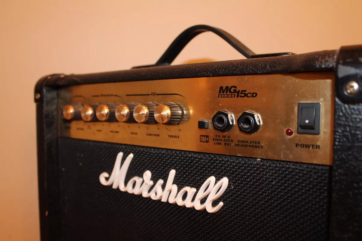 MARSHALL MG15CD 15 Watts Amplifier WORKS GREAT!