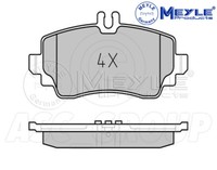 Meyle Bremsbelagsatz, Vorderachse Mit Anti-Quietsch Platte 025 239 0319