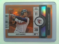 2026 Topps Baseball - Orange - Big Ticket Player - #BTP-9 - Jose Ramirez #18/25