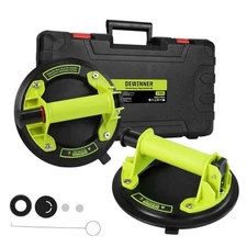  8" Glass Suction Cups - Heavy-Duty Vacuum Glass Lifter for Windshield Tiles 