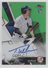 2018 Topps Finest Auto Green Refractor 74/99 Tyler Wade #FA-TW Auto 4l3