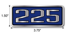34 Size Blue 225 Air Cleaner Valve Cover Decal For Dodge Plymouth Chrysler Usa