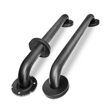 18 Inch Matte Black Grab Bar for Shower, 2 Pack