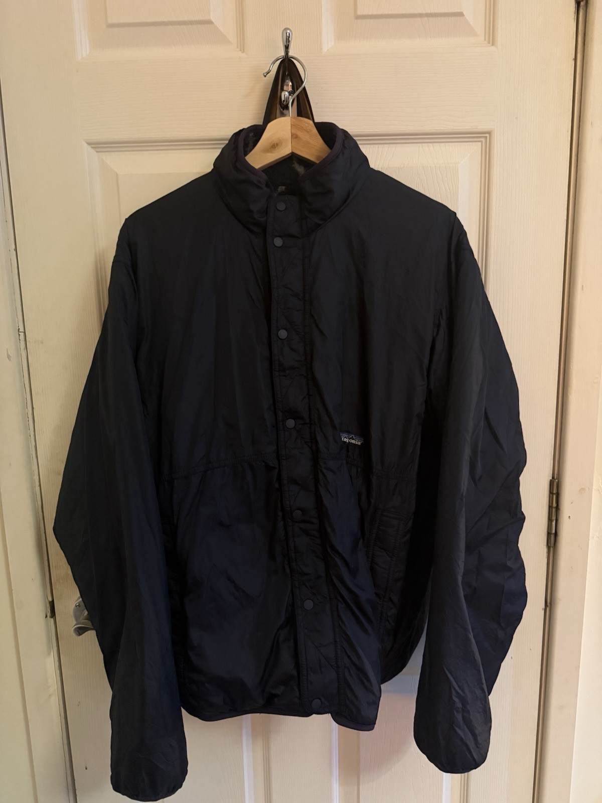 Patagonia 1997 Vintage glissade thunder sherpa fleece reversible jacket Green image 2
