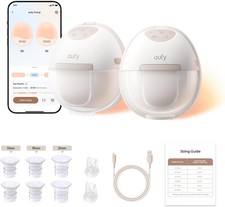 eufy Heated Wearable Breast Pump E20 Hands-Free HeatFlow App Control NEW