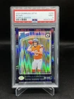 2024 Bo Nix Panini Donruss Optic Purple Shock Rookie PSA 9