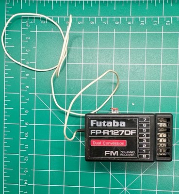 Futaba FP-R127DF FM 7 Channel Dual Conversion R/C Receiver - Untested