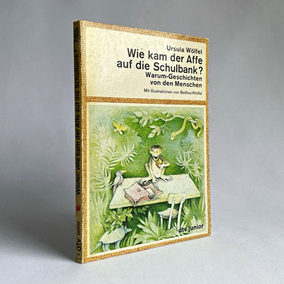 dtv Wie kam der Affe auf die Schulbank?   Ursula Wölfel, TB Deutsch, ill.