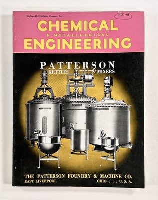 1938 May CHEMICAL & METALLURGICAL ENGINEERING Chemical Process FACTORY MACHINES