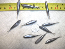 100-1 1/2"-crappie panfish-bass-soft minnow grubs-scent-jig-split tail-fluke-lot