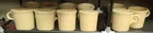 Lot of 11 Fiestaware Fiesta Ivory Coffee Tea Mug Cup O Ring Handle EUC