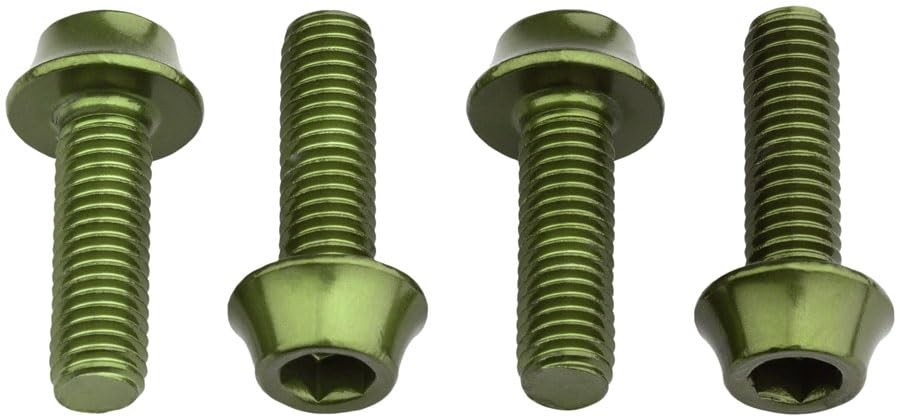 Wolf Tooth Water Bottle Cage Bolts - Set4 Aluminum Olive 3990₽