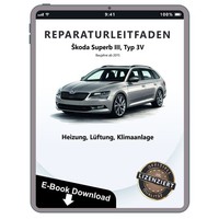 Skoda Superb Ab 2015 Heizung BelüFtung Klimaanlage Werkstatthandbuch PDF Datei