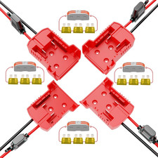 4-Pack Power Wheels Battery Adapter for Milwaukee M18 Battery Adapter- Upgrade P