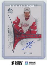 2009-10 SP Authentic Future Watch Auto Ville Leino /999 #213 Detroit Red Wings