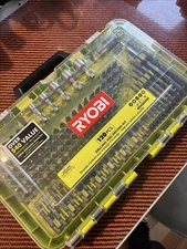 Ryobi 120 Pcs Drilling And Driving Kit New Shop Garage Tools Bits Drivers Drill