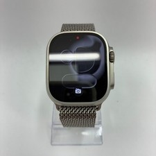 Unlocked Apple Watch Ultra 3 49MM Natural Titanium Milanese Loop