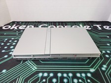 Sony PlayStation 2 Slim Silver Console SCPH-77001 Cleaned  tested