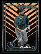 Seby Zavala 2024 Topps Update Holiday #US180 Seattle Mariners