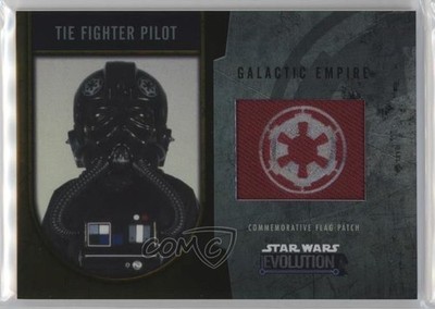 2016 Topps Star Wars Evolution Gold 12/25 TIE Fighter Pilot Patch 1cc7