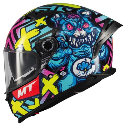 MT Braker Crazy Teddy Integralhelm Motorradhelm