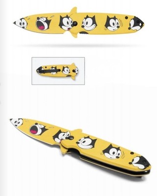 Alien Felix The Cat The Grinch Spring Assisted Open Pocket Knife9