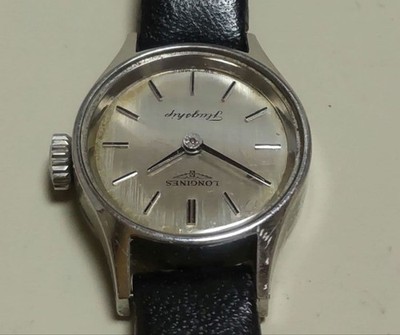 Longines Flagship Silver Dial Manual Women Vintage Watch Used Working #03