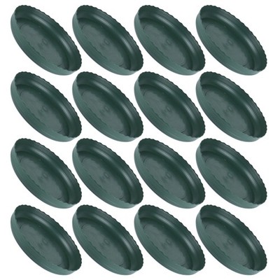20 Pcs Portable Flowerpot Base Tray Round Plastic Trays Plant Saucer
