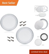 5-Inch Speaker Grill Mesh with 8 Screws - Dust Protection Style