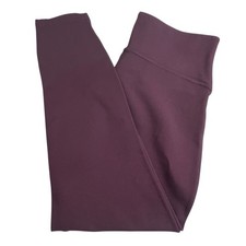 Spanx Womens Large Petite Purple Mid Rise Cro...