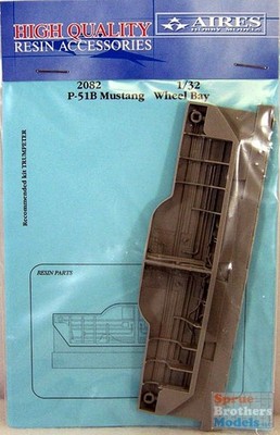 ARS2082 1:32 Aires P-51B Mustang Wheel Bay (TRP kit) #2082