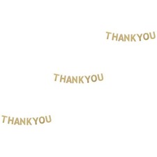  3 Pieces Danke Banner Dankeschön-banner Eventdekorationen Abschlussbanner