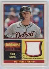 2025 Topps Heritage Clubhouse Collection Relic Colt Keith #CCR-CK 4z8