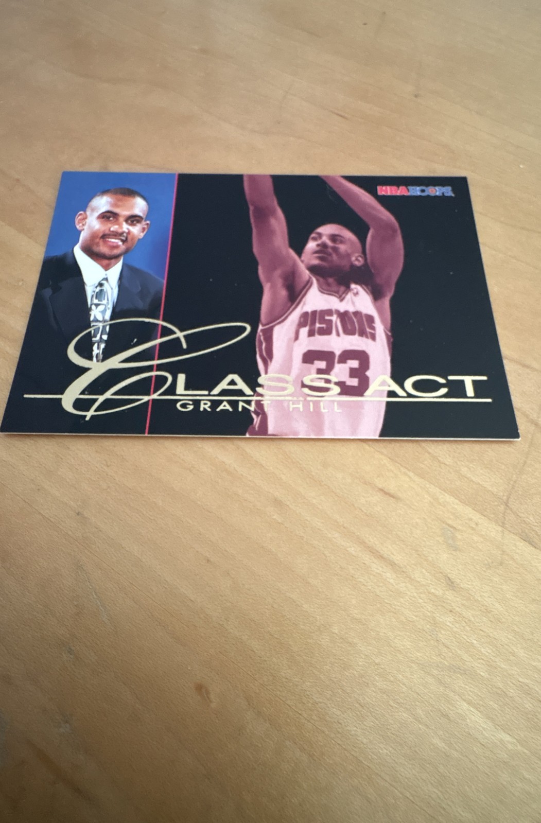 1995-96 NBA Hoops - Class Act Grant Hill #237 Detroit Pistons