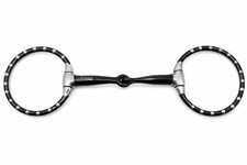 Horse 5" Mouth Studded Eggbutt Sweet Iron Snaffle Horse Bit 35327B