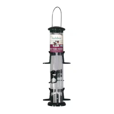 Wild Bird 2 Lb. Plastic Tube Bird Seed Feeder 6-Ports