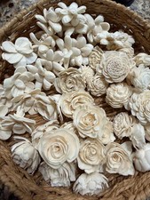 OYL  LUV Sola Wood Flowers 50 Mini Sized Sola Flowers Premium DIY Floral Supply