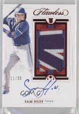 2021 Panini Flawless Rookie Ruby 11/20 Sam Huff #RPA-SH Patch Auto 9su