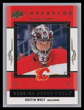 2023-24 Upper Deck #HR56 Dustin Wolf Honor Roll Calgary Flames