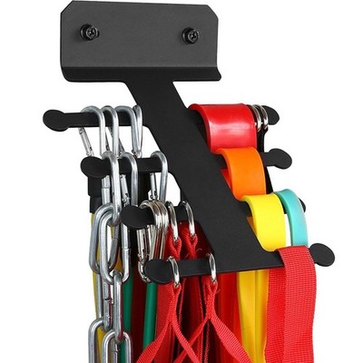 Platzsparendes Widerstandsband Organizer Wandhalterung Rack f??r Fitnessstudio Z