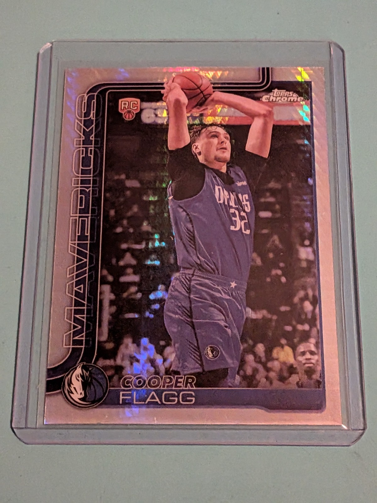 2025-26 Topps Chrome Cooper Flagg #251 RC Rookie Prism Refractor Mavericks