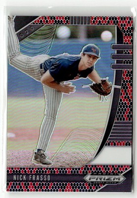 2020 Panini Prizm Draft Picks #PDP106 Nick Frasso Snake Skin Prizm RC #/25