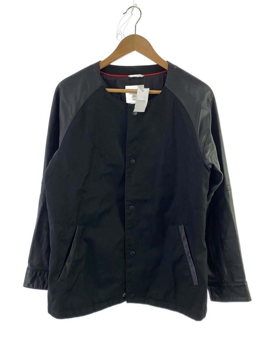Fidelity Leather Jacket Blouson/L/Cotton/Blk/Plain/ 1712
