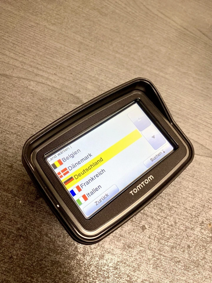 TomTom Rider 4.3” Motorrad GPS Navi Karten für Mitteleuropa 2025 – nur Einheit - Bild 2 von 4