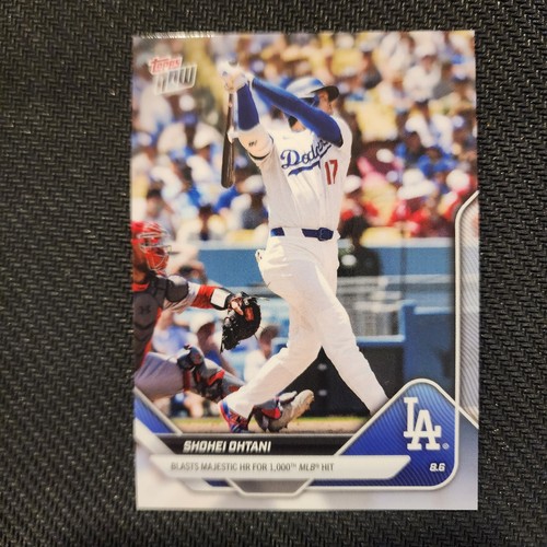 2025 Topps Now #527 SHOHEI OHTANI 1000th HIT Los Angeles Dodgers