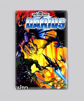 Darius / Sega Genesis 2''x3'' Fridge MAGNET (game retro vintage