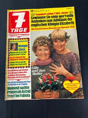 7 Tage 20/1977 GITTE + MUTTER Silver Convention DRACHE Lilli Palmer UDO Hinz