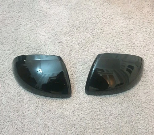 *Damaged* Mercedes Vito W447 2014+ Door Mirror Covers Cap Cases GLOSS Black Pair